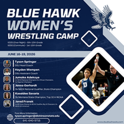 Picture of DSU Women's Wrestling Camp 2026 